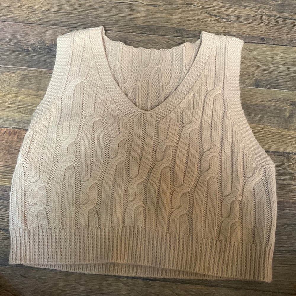 cropped vest